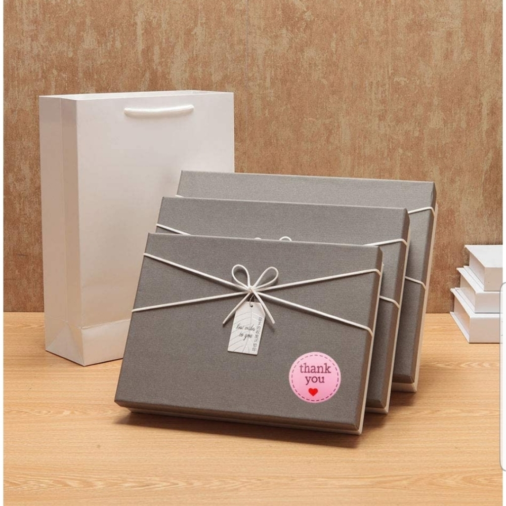 200 ct  1" Small Thank You Stickers, Pink Love Heart - Picture 7 of 8